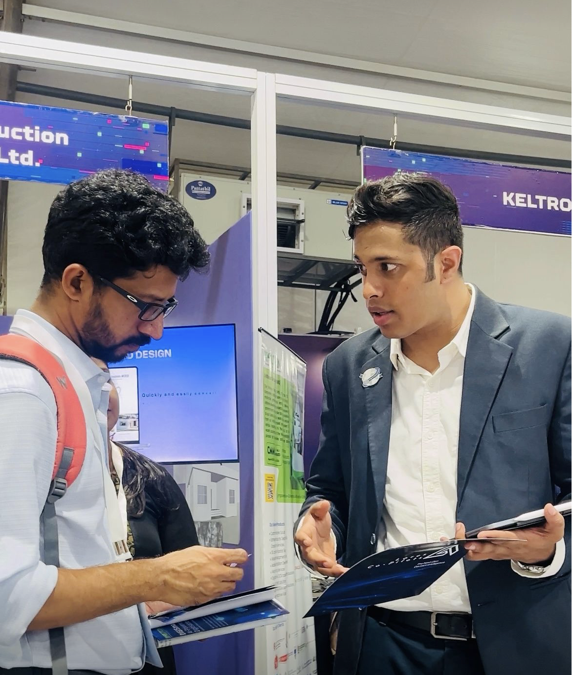 Pitching at Kochi Tech Expo